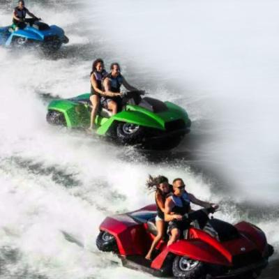 China Superb Classic Fantasy Sandy Beach Ocean Quad Ski Quadski Amphibious Fiberglass ATV for sale