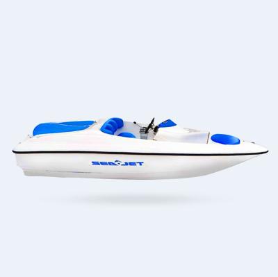 China Wholesale Fiberglass China Speed ​​Boat Fiberglass People Work Boats Customize Roof Top Speedboat for sale