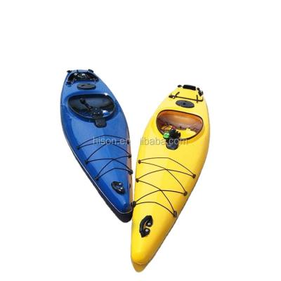 China Wholesale Custom Professional Design Hison Fiberglass Fishing 4 Stroke Jet Engine Powered Canoe Surfing Harness Kayak Boat for sale