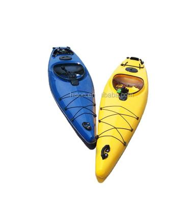 China Affordable Hot Sale Design Fiberglass Hison 4 Stroke Jet Engine Powered Canoe Surfing Professional Harness Kayak Boat for sale