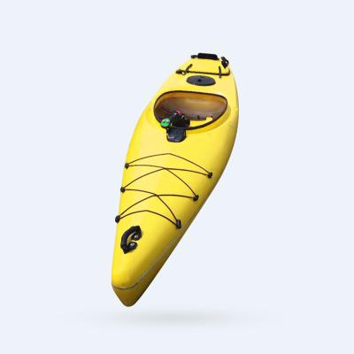 China Hot Selling Design Fiberglass Hison 4 Stroke Jet Engine Powered Canoe Surfing Professional Harness Kayak Boat for sale