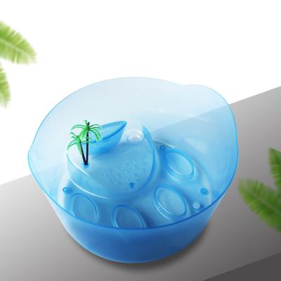 China Environmentally Friendly Cat Claw Tortoise Tank With Brazilian Water Turtle Box Plastic Tank Turtle Basin Water And Land Rising Tank for sale