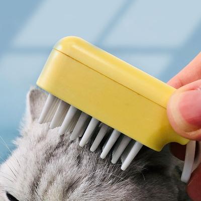 China Sustainable Pet Bath Supplies Brush Dog Cleaning Cat Bath Massage Grooming Pet Massager Bath Cleaning Brush for sale