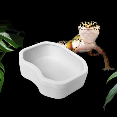 China Sustainable Pet Rolls Small Water Horned Basin Pet Gecko Toy Snake Frog Snake Box Landscape Climbing Basin for sale