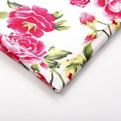 China HOT Sale High Quality Cotton Floral Digital Printed 100% Fabric Shrink-Resistant For Dress SKIRT Blouse Garment for sale