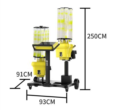 중국 SIBOASI S8025 Badminton Feeder Machine Shooting Serve Touch Panel UI 93*91*250cm 판매용