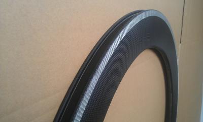 China Durable 3k Fabric Surface Carbon Clincher Rims Carbon Road Wheelset for sale