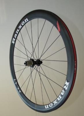 China Durable 47 Clincher Carbon Fiber Bicycle Rims 700c Carbon Wheelset for sale