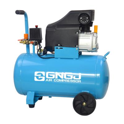 China Lubricated Air Compressor High Pressure Made In China Rechargeable Portable Direct Driven Piston Air Compressor for sale