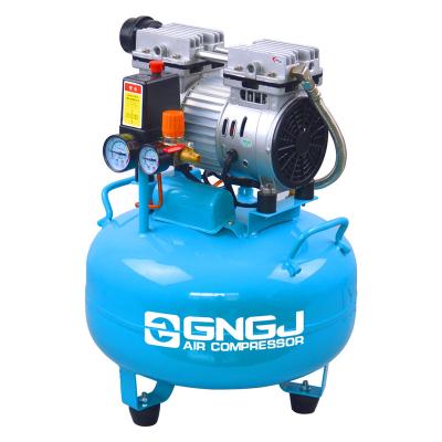 China Slient Oil Free Oil Free Air Compressor For Dental Lab 26L for sale