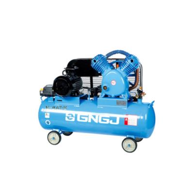 China AC Belt Drive Lubricated Tire Inflator Piston Breathing Industrial Air Compressors for sale