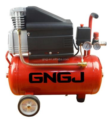 China Wholesale price lubricated portable silent direct driven piston air compressor with CE for sale