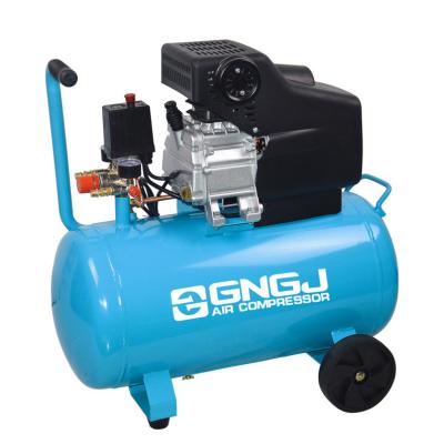 China Chinese Portable Small Piston 50L Lubricated Direct Driven Air Compressor For Spray Painting for sale