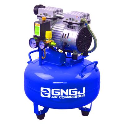 China Low Prices Portable Air Compressor Silent Oil Free Machine Vertical Tank 30L for sale