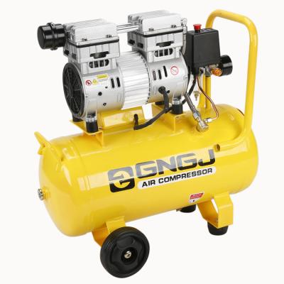 China Factory Wholesale Low Price Portable Silent Oil Free Mini 100% Oil Free Air Compressor For Craftsman for sale