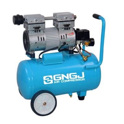 China 9L 1HP mini oil free high quality low cost portable reciprocating piston oil free air compressor for sale for sale