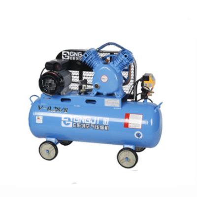 China Best Custom Lubricated 200 Liters Mobile Belt Driven Air Compressor Tools for sale