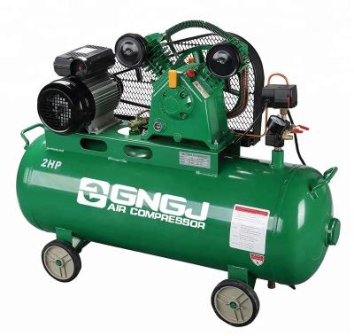 China 8 BAR Portable Electric Piston Belt Lubricated Industrial Air Compressor Competitive Cheap Price For Sale for sale