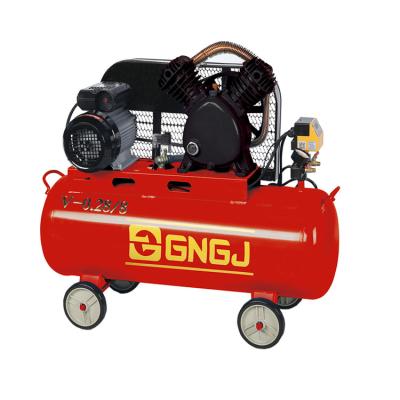 China Lubricated 3HP 2.2KW 100L Portable Belt Driven Industrial Air Compressor for sale