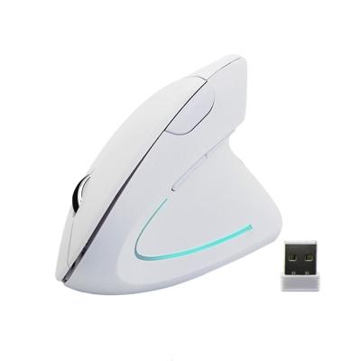 China High Quality Convenient Smooth Optical Wireless Desktop Roller 2.4G Notebook USB Vertical Mouse for sale