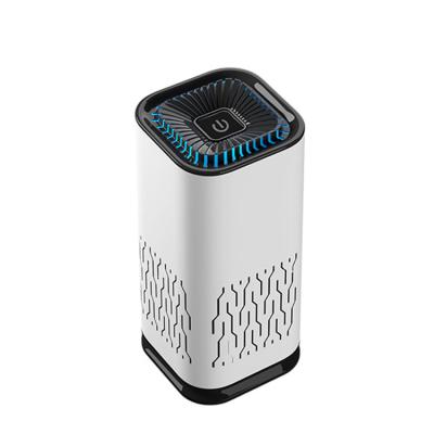 China Effectively Clean Air 2022 Shape Low Noise Air Filter Cleaner Humidifier Mini Smart Home Car Portable Desktop Air Purifier for sale