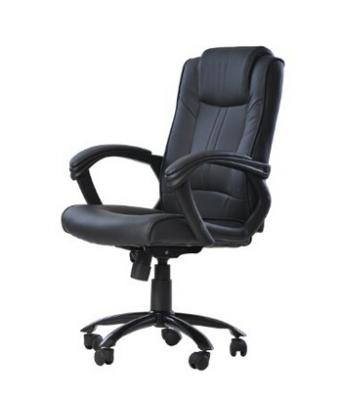 China High Back Black Leather China Computer Chair for sale