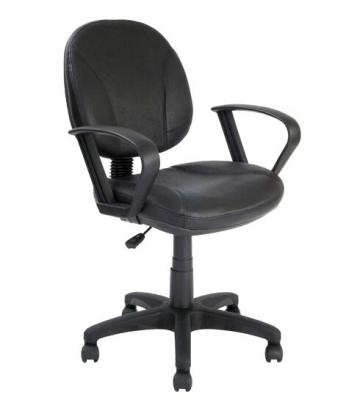 China Medium Back Leather China Task Operator Armchair for sale