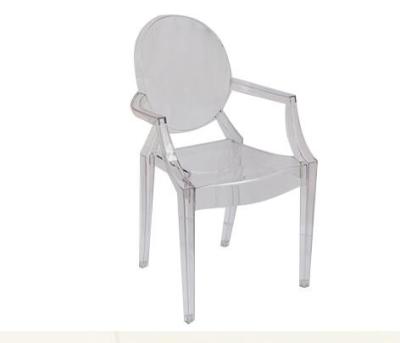 China Crystal Resin China Ghost Chair for Wedding, Party Event for sale