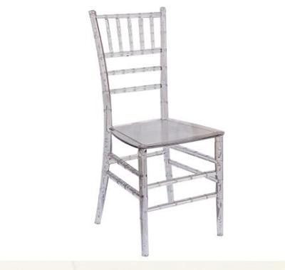 China Monobloc Crystal Resin China Chiavari Chair for sale