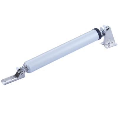 China Modern Easy install Aluminum Hydraulic Automatic self-closing Buffer  pneumatic Round Spring Steel Door Closer for sale