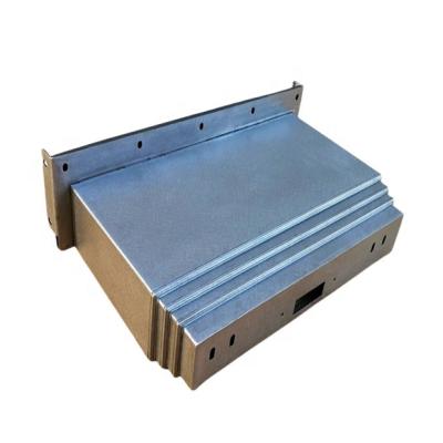 China High Frequency Welded CNC Machine Sharp Shavings Steel Plate Cover Coupling Telescopic Band Customize Various Protective Shield Steel Bellows for sale