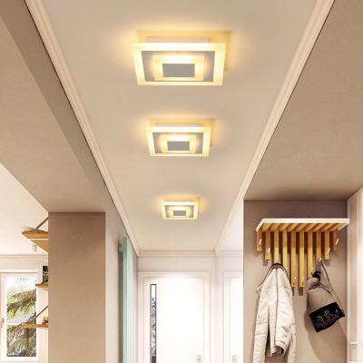 China Modern Minimalist Creative Led Lamp Outdoor Mounted Hallway Lights Aisle Lights Hallway Lights Foyer Home Porch Balcony Balcony Ceiling Lamp for sale