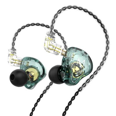 China Dual In-Ear Magnetic Transmission Headset Wired Professional Resin Mount MT1 In-Ear Headphone Detachable Earphone Monitor for sale