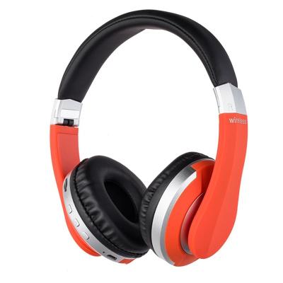 China Soft FM Radio Earmuff BT Headphones MH7 Over Ear Blue Tooth Headband Stereo Radio Foldable Hi-Fi Headphones for sale