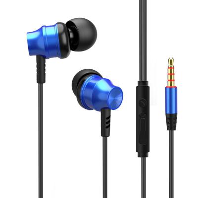 China MJ02 Sports Remote Control Headphones 3.5mm In Ear Stereo Earbuds Wired Headphones With Microphone For Computer Cell Phone MP3 Music for sale