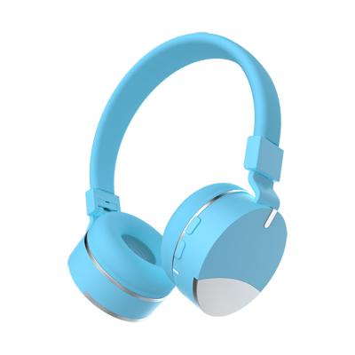 China Wireless Headband Children Hearing Protection BT Headset E86 Support Wired Cute Color Kids Earphone for sale