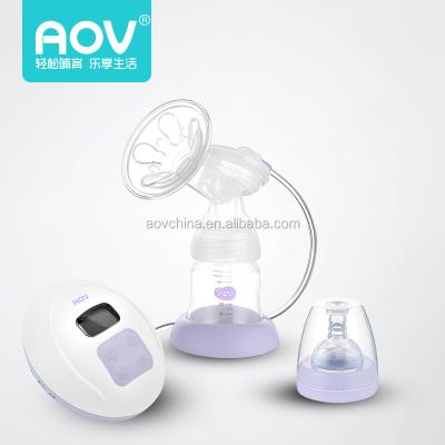 China PP silicone BPA free LCD AOV6810 breast pump/electric breast pump/milk breast pump for sale