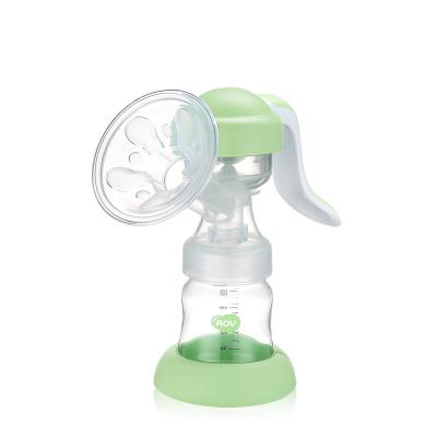 China BPA Free Green Color Or OEM Products / Baby Milk Sucking Items / Hands Operation / Manual Breast Pump for sale