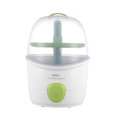 China Two Layers BPA Free Shelf Touch Button Large Capacity Smart Electric Baby Bottle Steam Sterilizer for sale