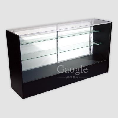 China Factory direct sale wood and glass cabinet vision display cabinet full with light for wholesale for sale