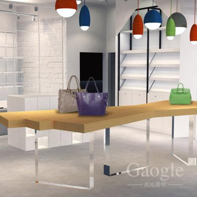 China Modern Handbags Shop Decoration Handbags Show Fixtures Display Cabinet for sale