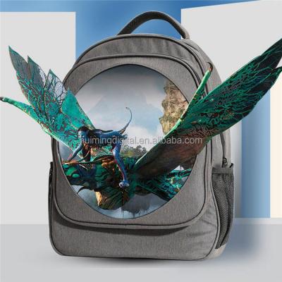 China Wholesale 3D Hologram Fan 33cm 42cm All Size Backpack With Cover Portable 3D Hologram Display Backpack With Battery Backpack With 3d Hologram Fan for sale