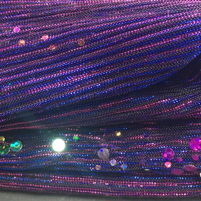 China Breathable hot sale blink fabric /sequin fabric /hot sale fabric for women for dress for sale