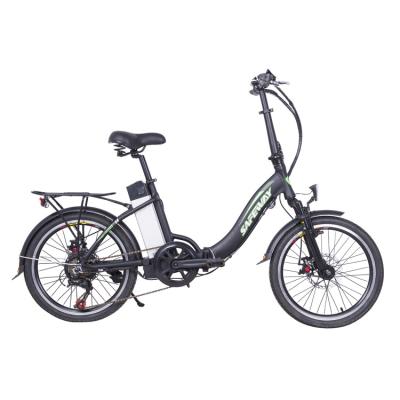 China Fashionable aluminum folding e bike with EN 15194 certificate 20inch 36V10AH 250W rear motor e bike folding bike for sale