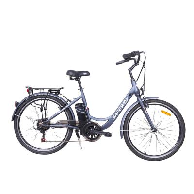 China LADY ELECTRONIC FASHION EBIKE ELECTRIC BICYCLE LITHIUM CITY BICYCLE multifunctional GT-F263 STEEL FRAME for sale