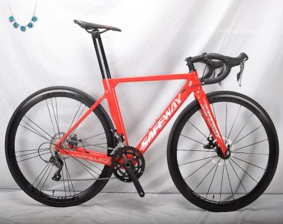 China Tour Road Bikes Tianjin Factory Professional Made 700C Carbon Road Bike Adult Bicycle For Men 20 Speed ​​Road Bike Bicycle With L-TWOO Derailleur for sale