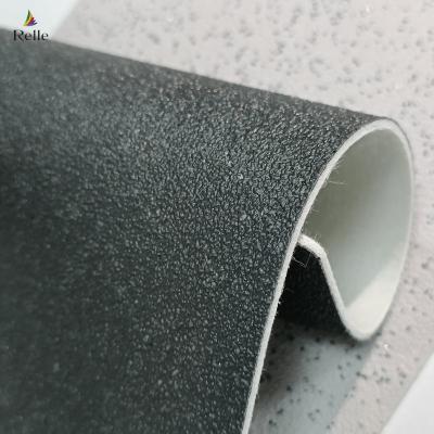 China Antislip-Sicherheitsfußboden Felt-Back Emery PVC-Sicherheitsfußboden Vinyl für Metro zu verkaufen