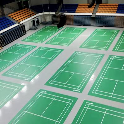 China 1.8m Width Multi-Sport Court for Basketball Badminton and Volleyball Durable Flooring for sale