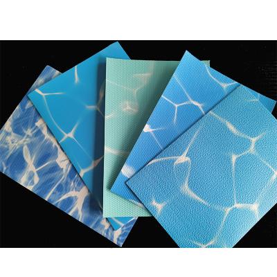 China Travertino Royal Blue Mosaic Pool Liner 18x33 Intex Above Ground Pool Liner for sale