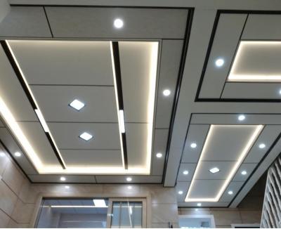 China Aluminum Decorative Ceiling Tiles 2x2 Wood Look Ceiling Tiles For Hotel for sale